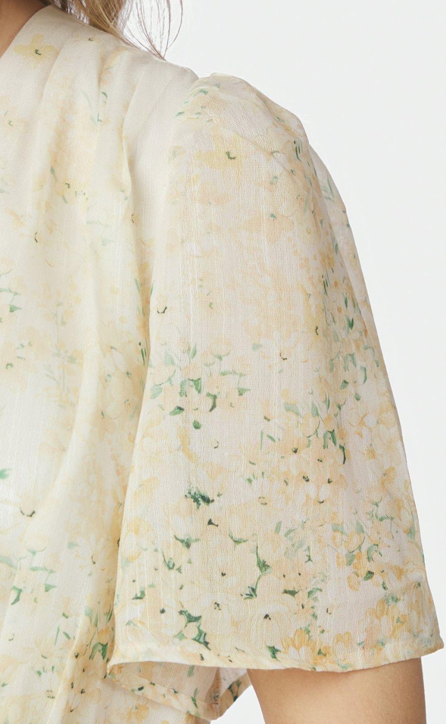 Neo Noir Kjole - Serna Gardenia - Light Yellow