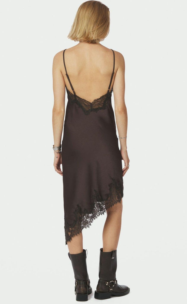 Neo Noir Kjole - Sorelle Lace - Dark Brown