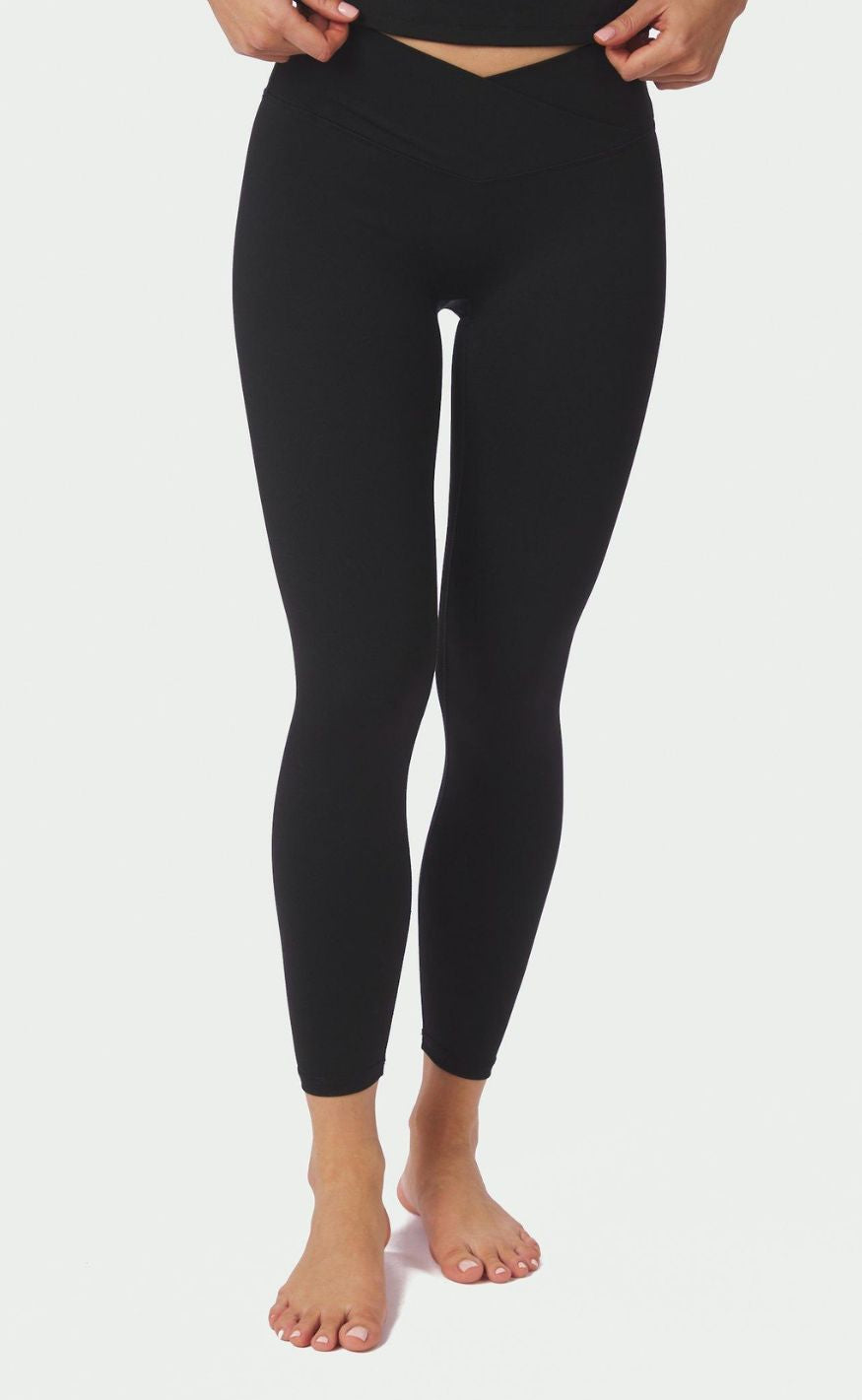 Neo Noir Leggings - Sabina Wrap - Black