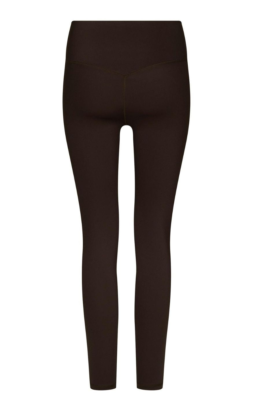 Neo Noir Leggings - Sabina Wrap - Chocolate Brown
