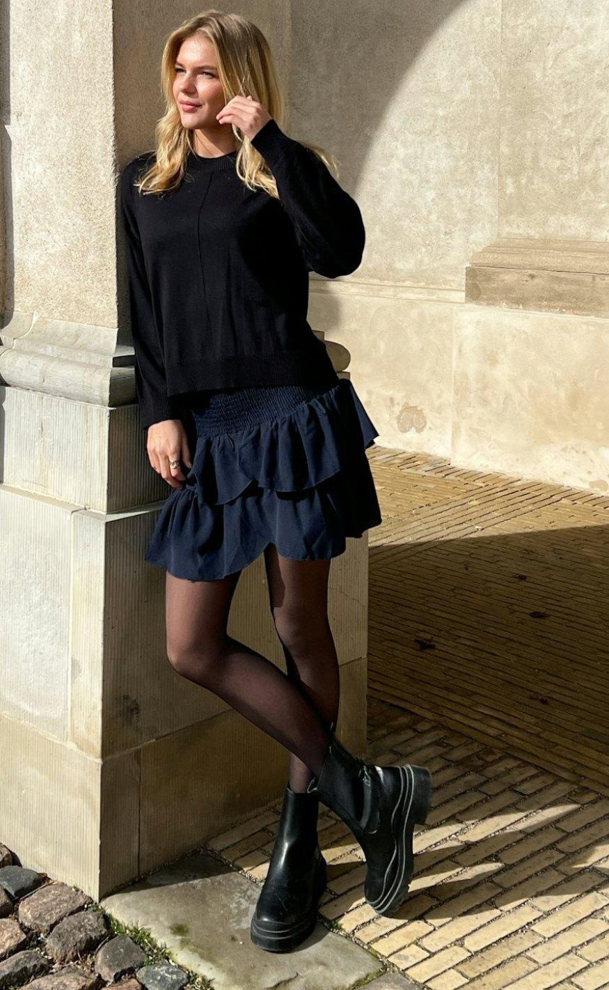 Neo Noir Nederdel - Carin R - Navy