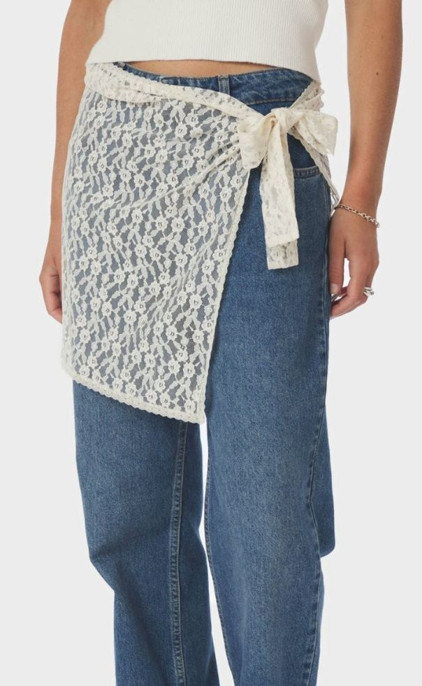 Neo Noir Nederdel - Diffana Wrap - Creme