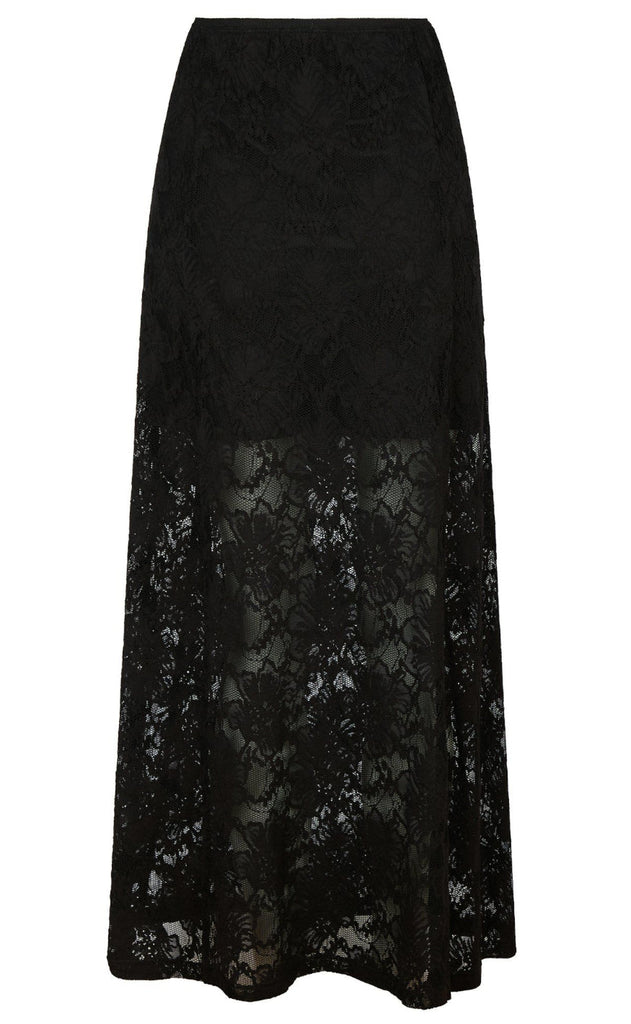 Neo Noir Nederdel - Emmie Lace - Black