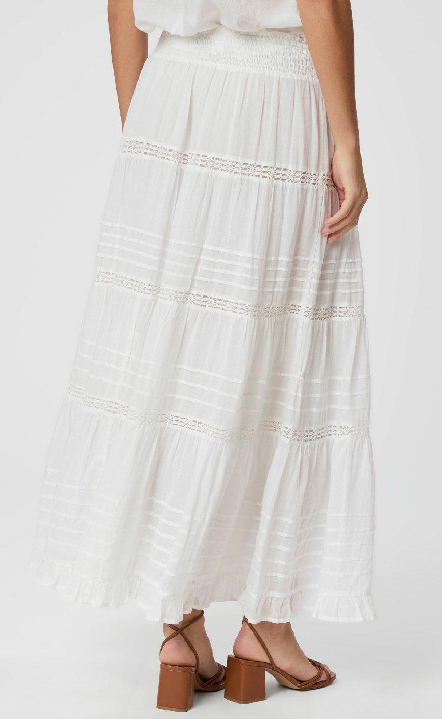 Neo Noir Nederdel - Felicia S Voile - White