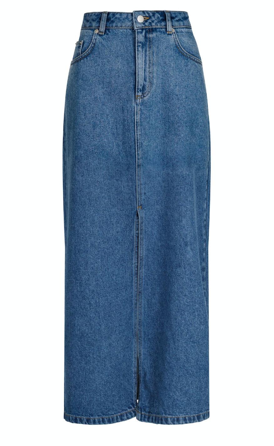 Neo Noir Nederdel - Frankie - Vintage Blue