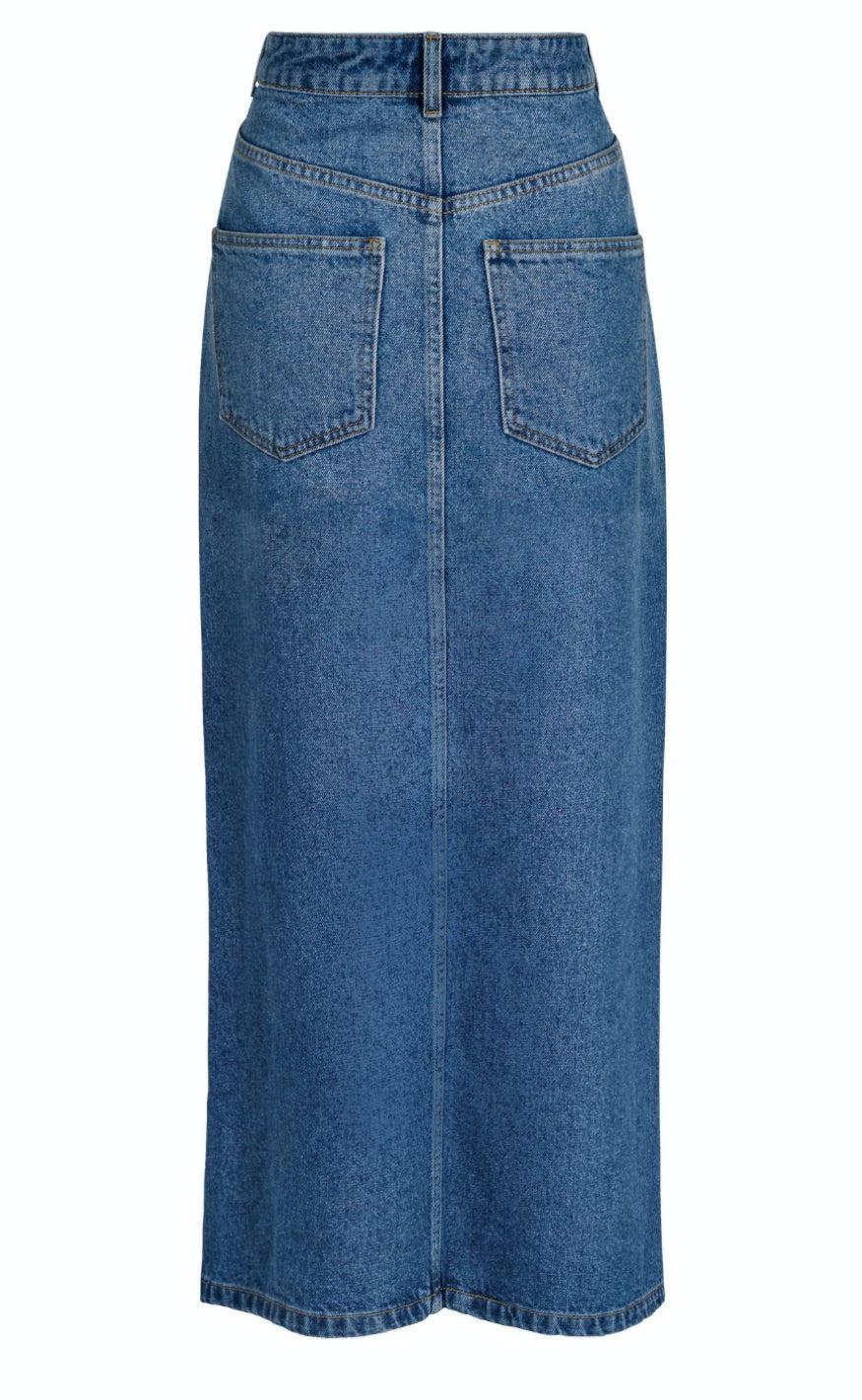 Neo Noir Nederdel - Frankie - Vintage Blue
