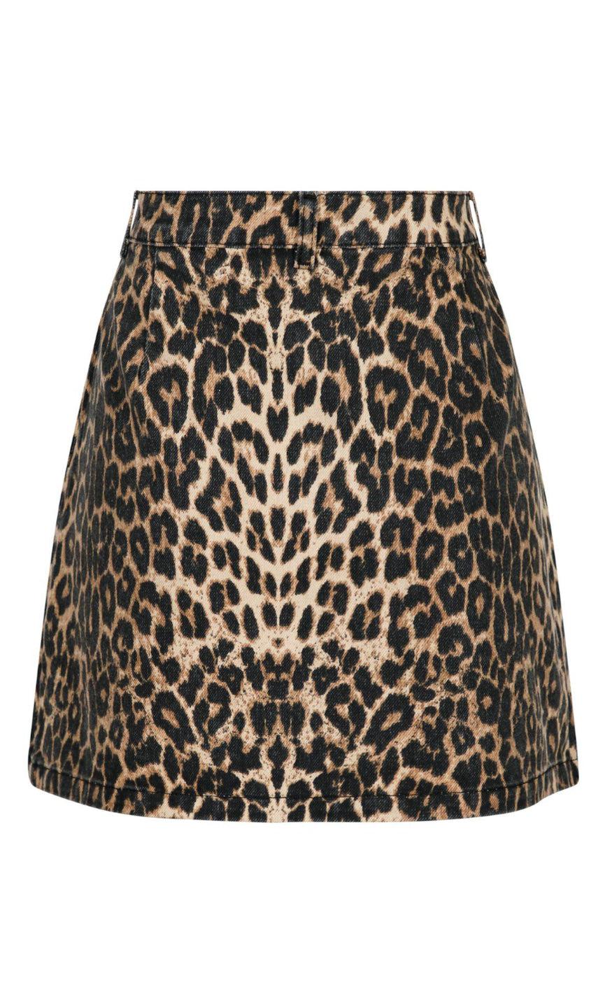 Neo Noir Nederdel - Kendra - Leopard