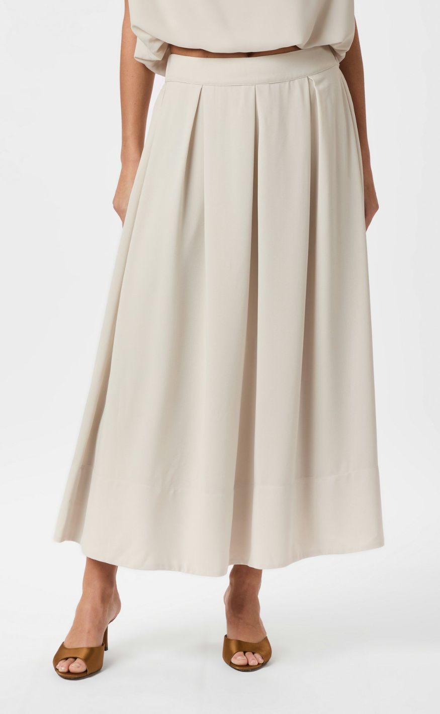 Neo Noir Nederdel - Lenni Skirt - Ivory