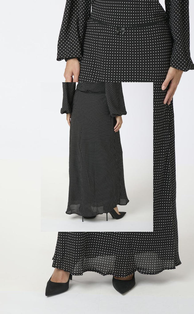 Neo Noir Nederdel - Lola Dot - Black