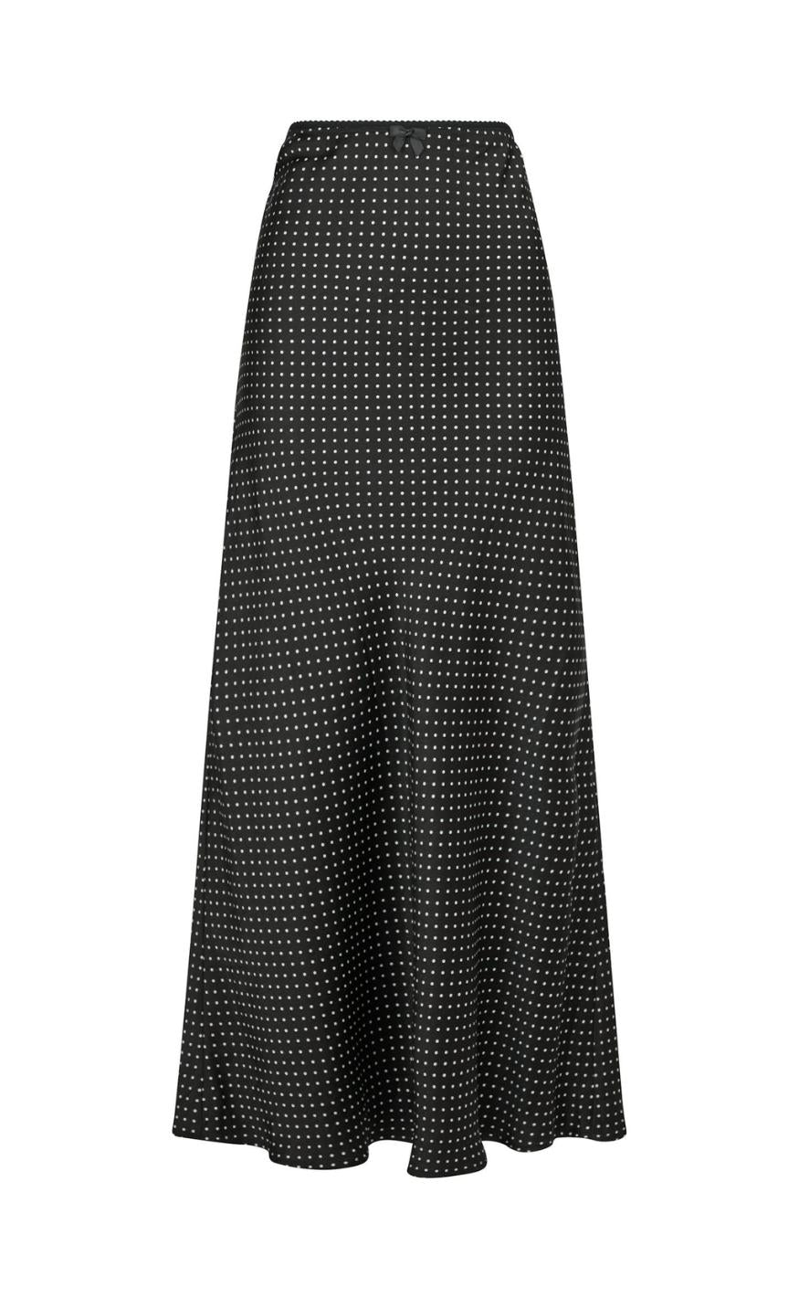 Neo Noir Nederdel - Lola Dot - Black