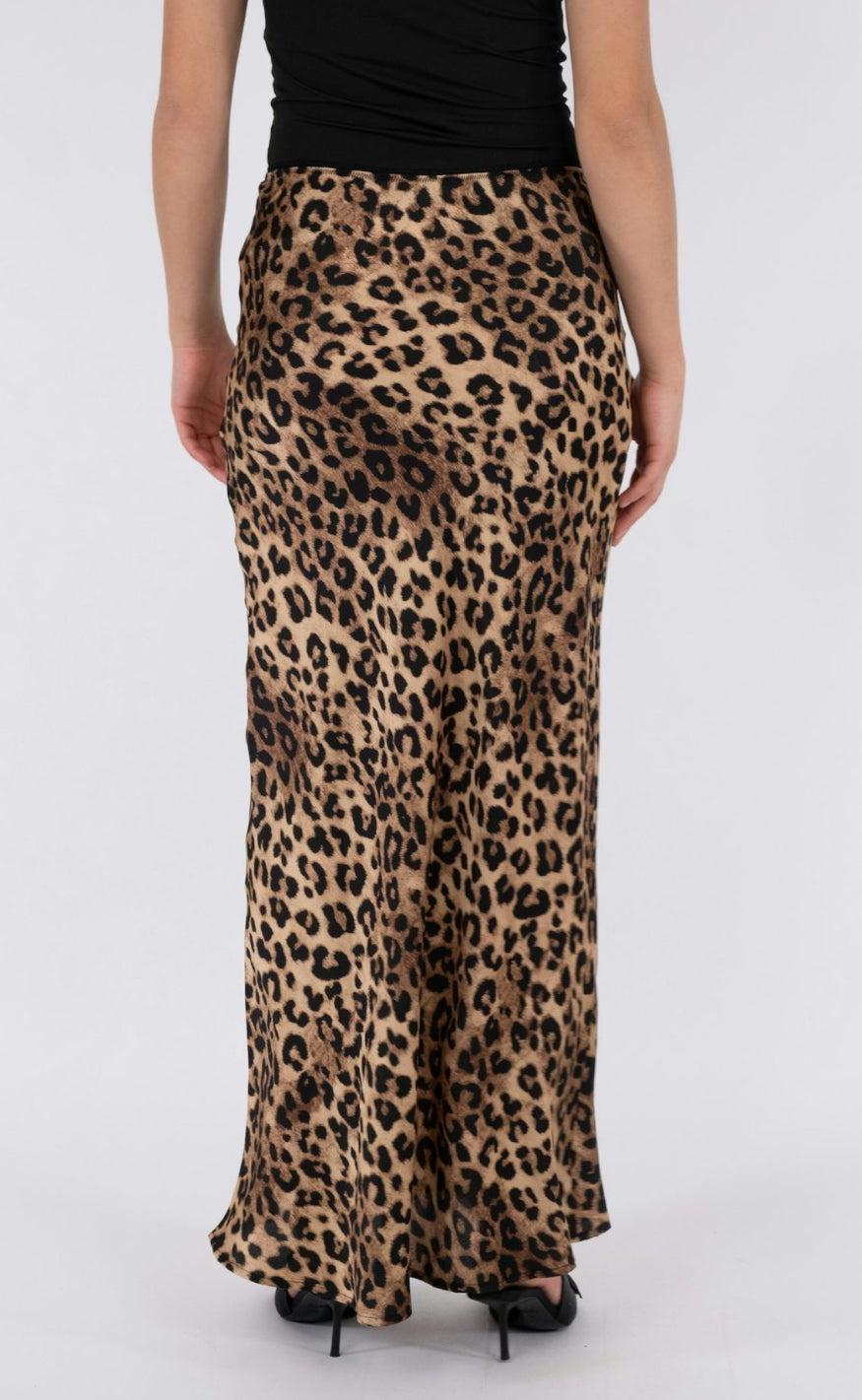 Neo Noir Nederdel - Lola Long - Leopard