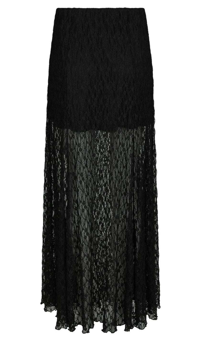 Neo Noir Nederdel - Mariya Lace - Black