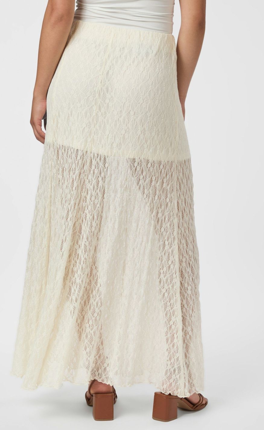 Neo Noir Nederdel - Mariya Lace - Off White