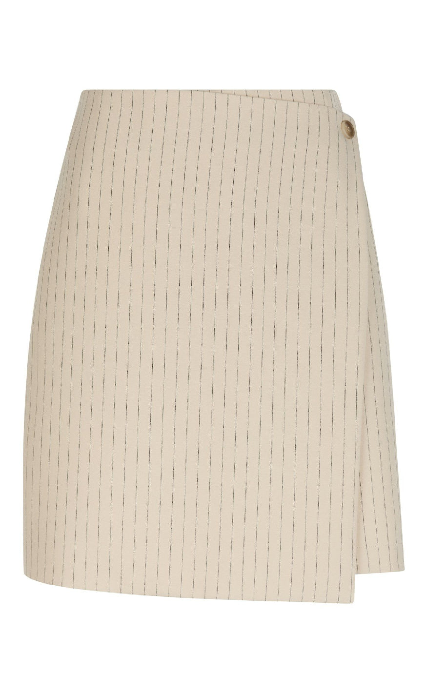Neo Noir Nederdel - Petrani Pinstriped - Sand