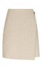 Neo Noir Nederdel - Petrani Pinstriped - Sand