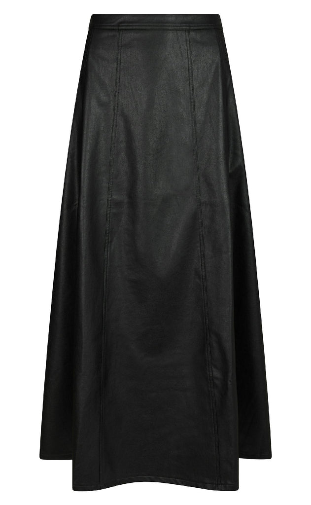 Neo Noir Nederdel - Raya Faux - Black