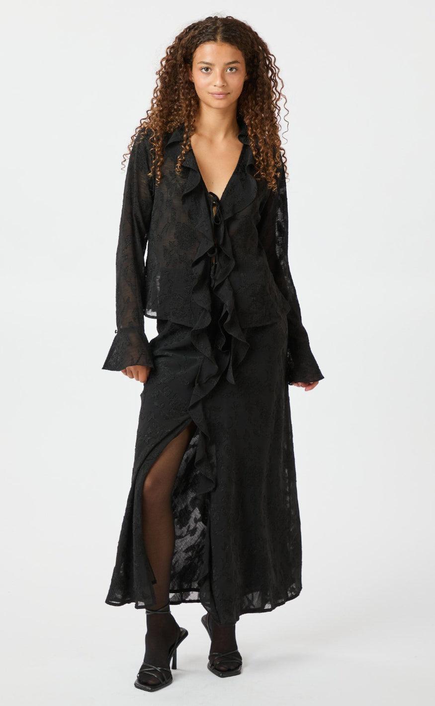 Neo Noir Nederdel - Vinza - Black