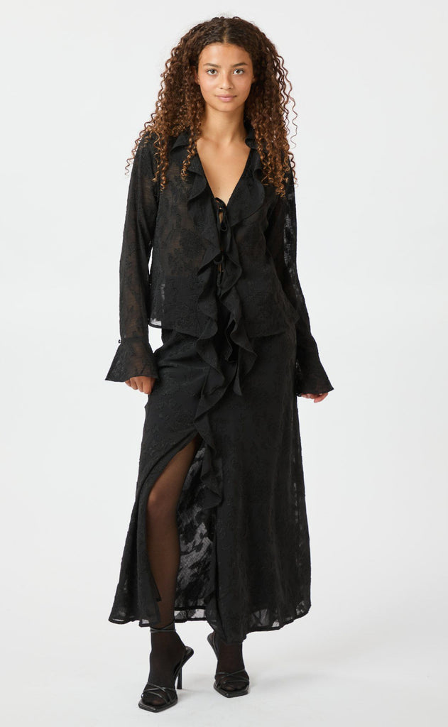Neo Noir Nederdel - Vinza - Black