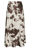 Neo Noir Nederdel - Viso Cow Print - Brown