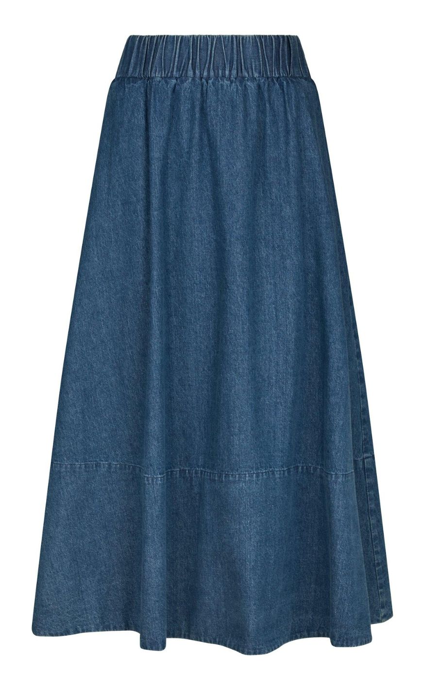 Neo Noir Nederdel - Yara Denim - Blue