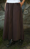 Neo Noir Nederdel - Yara Poplin - Chocolate Brown