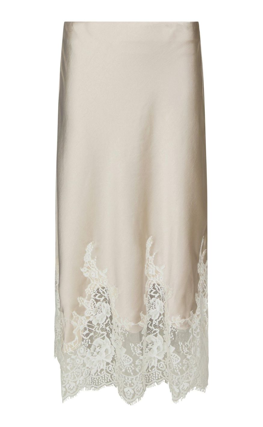 Neo Noir Nederdel - Yelina Heavy Sateen - Champagne