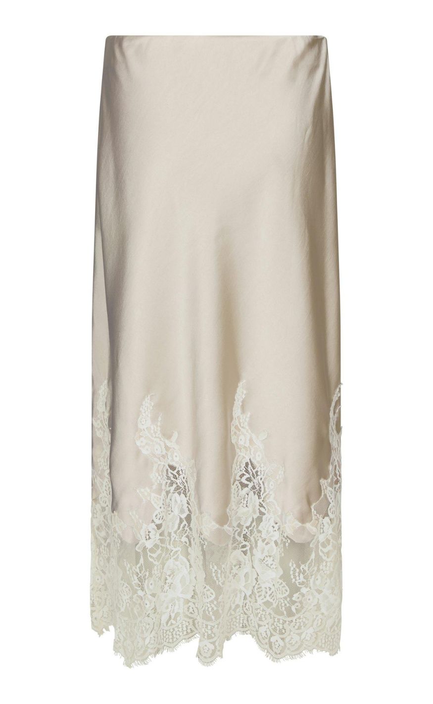 Neo Noir Nederdel - Yelina Heavy Sateen - Champagne