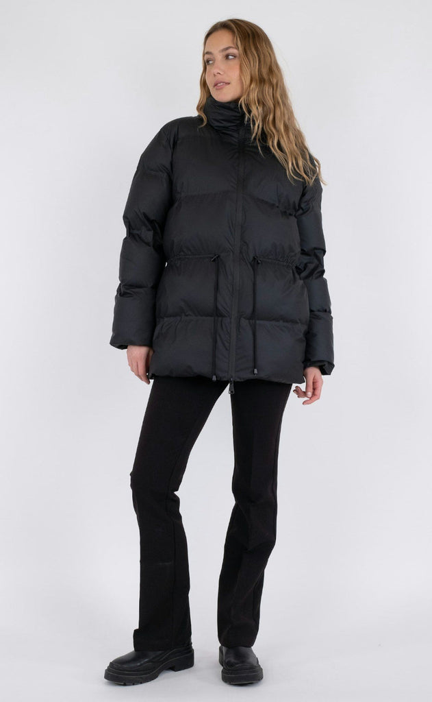 Neo Noir Puffer Jakke - Mayra - Black