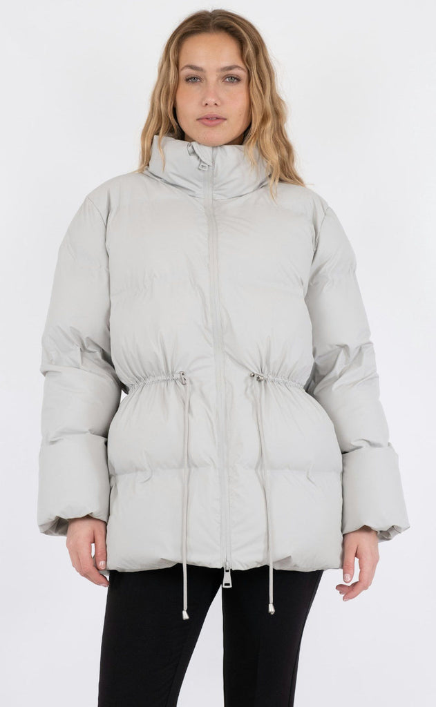 Neo Noir Puffer Jakke - Mayra - Ivory