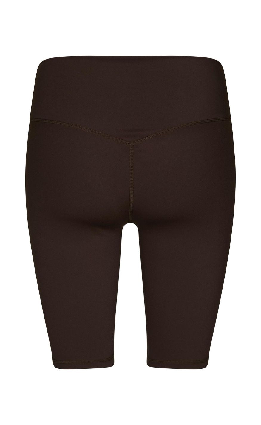 Neo Noir Shorts - Lea Wrap - Chocolate Brown