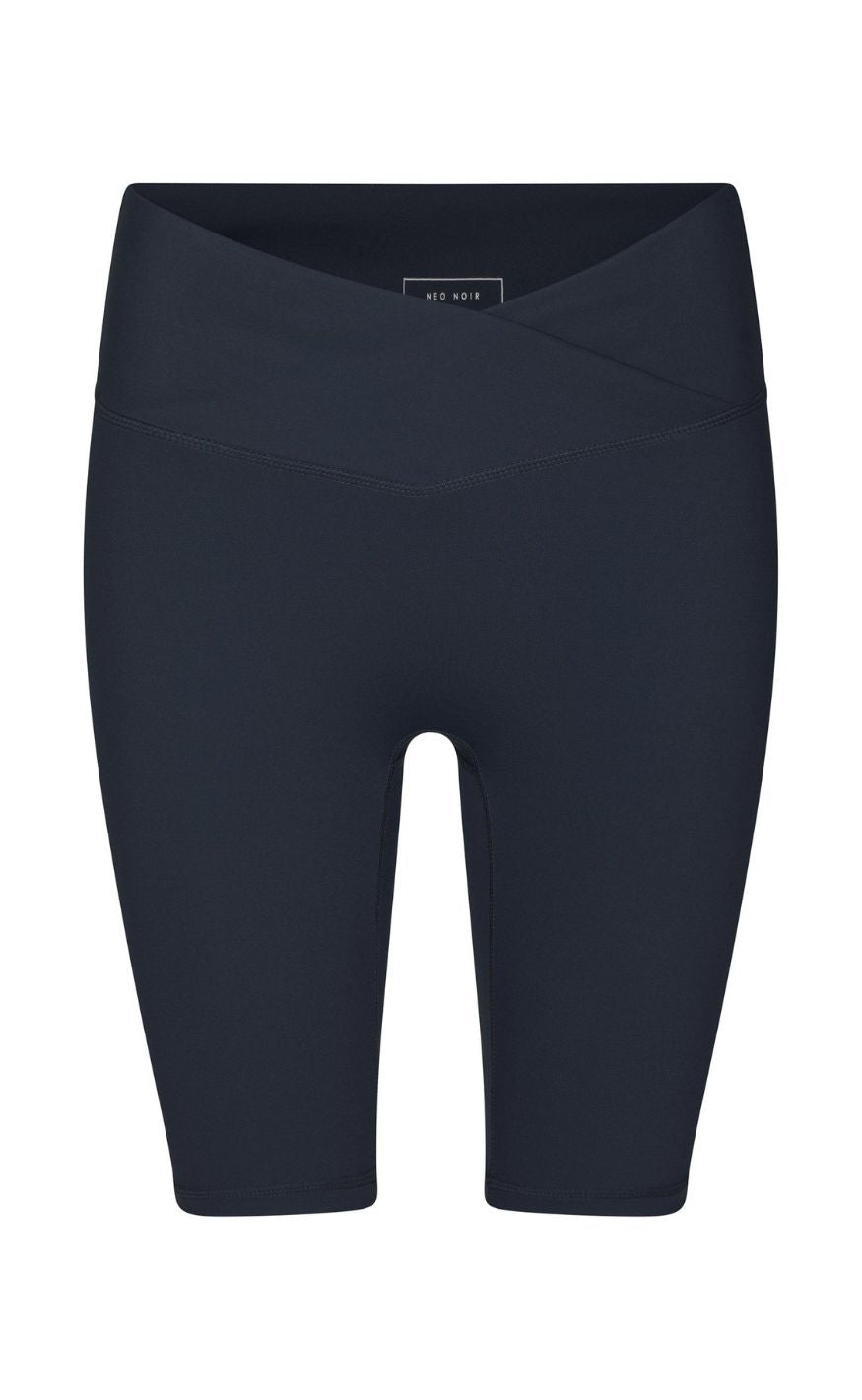 Neo Noir Shorts - Lea Wrap - Navy