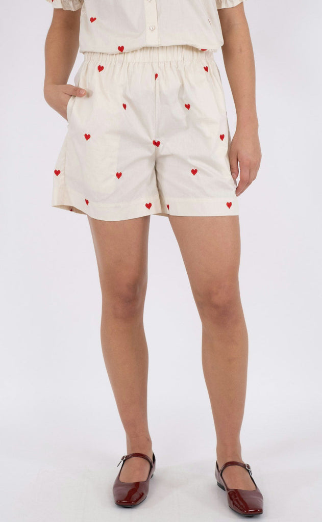 Neo Noir Shorts - Sakuri Hearts - Creme