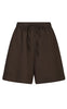 Neo Noir Shorts - Shala Linen - Dark Brown