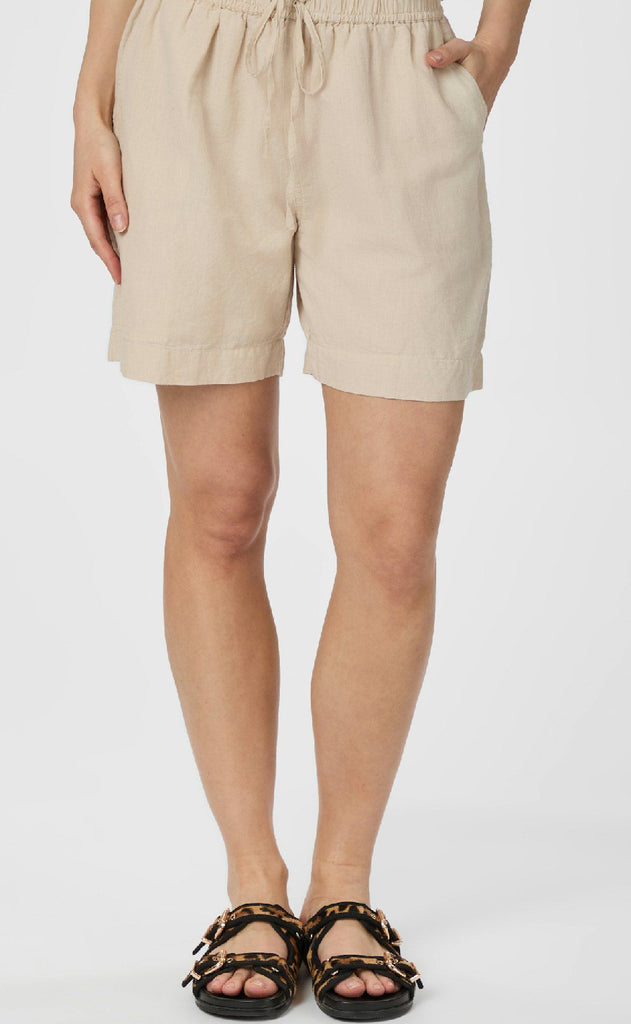 Neo Noir Shorts - Shea Linen - Sand