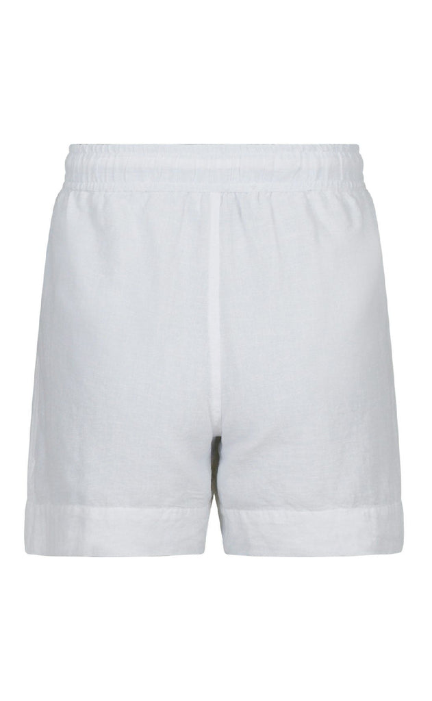 Neo Noir Shorts - Shea Linen - White