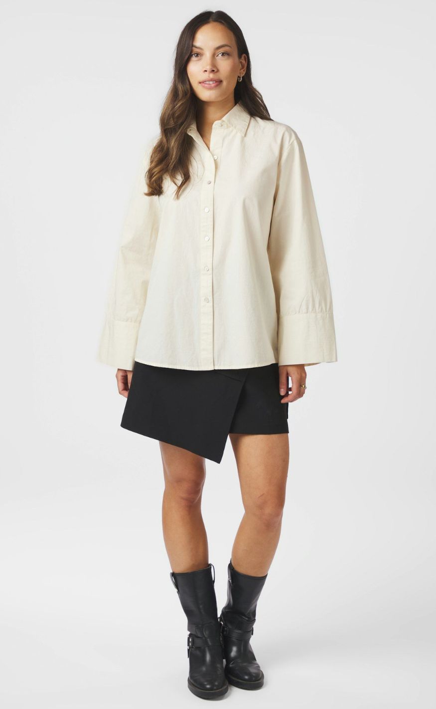 Neo Noir Skjorte - Ayari C Poplin - Light Yellow