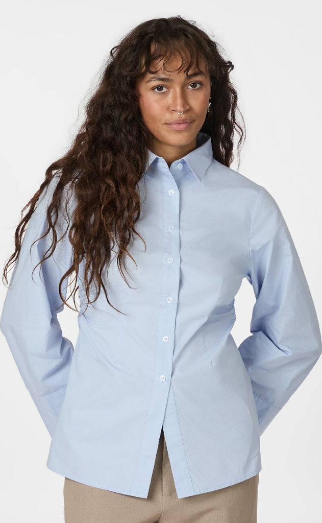 Neo Noir Skjorte - Caroli - Light Blue