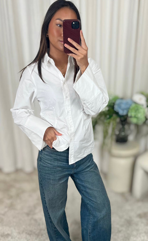 Neo Noir Skjorte - Caroli - White