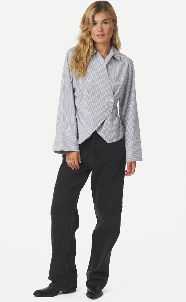 Neo Noir Skjorte - Fenli - Grey