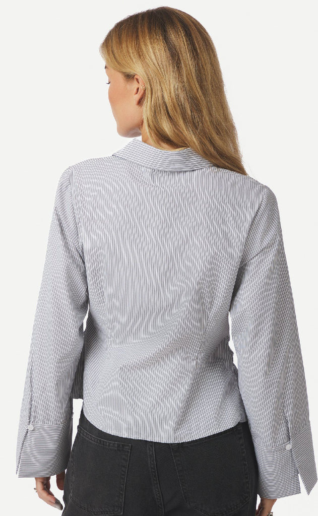 Neo Noir Skjorte - Fenli - Grey