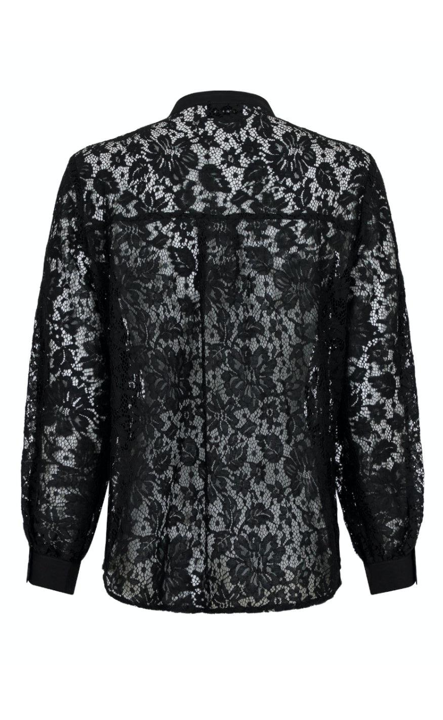 Neo Noir Skjorte - Mae Lace - Black