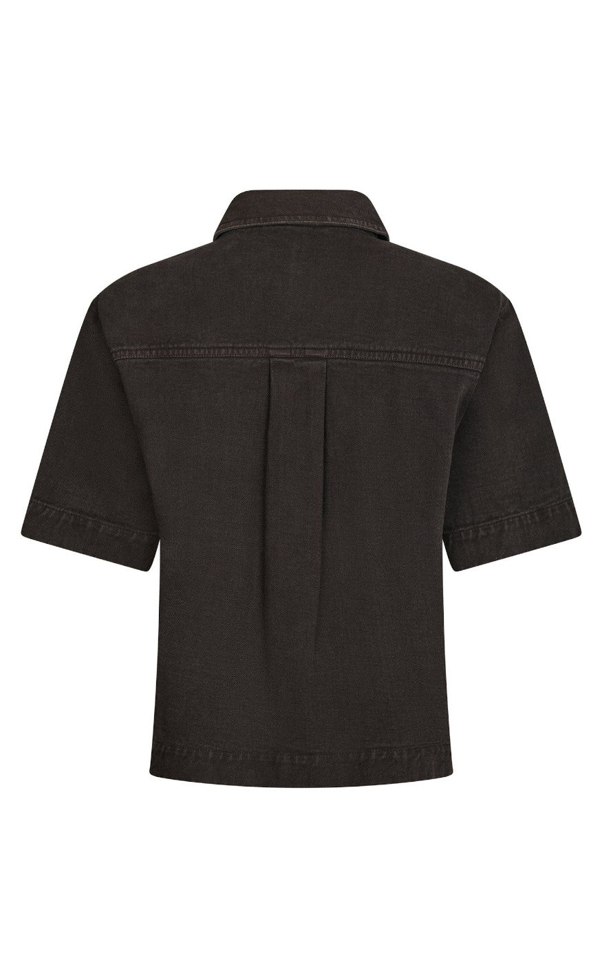 Neo Noir Skjorte - Tiki - Dark Brown