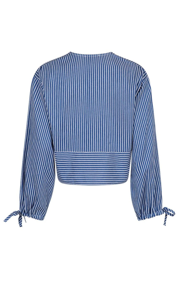 Neo Noir Skjorte - Wanda Stripe - Blue