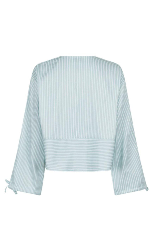 Neo Noir Skjorte - Wanda Stripe - Mint