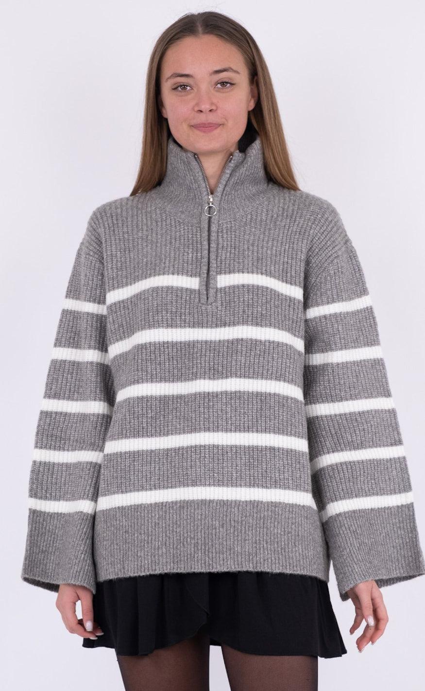 Neo Noir Strik - Nevena - Dark Grey/Off. White