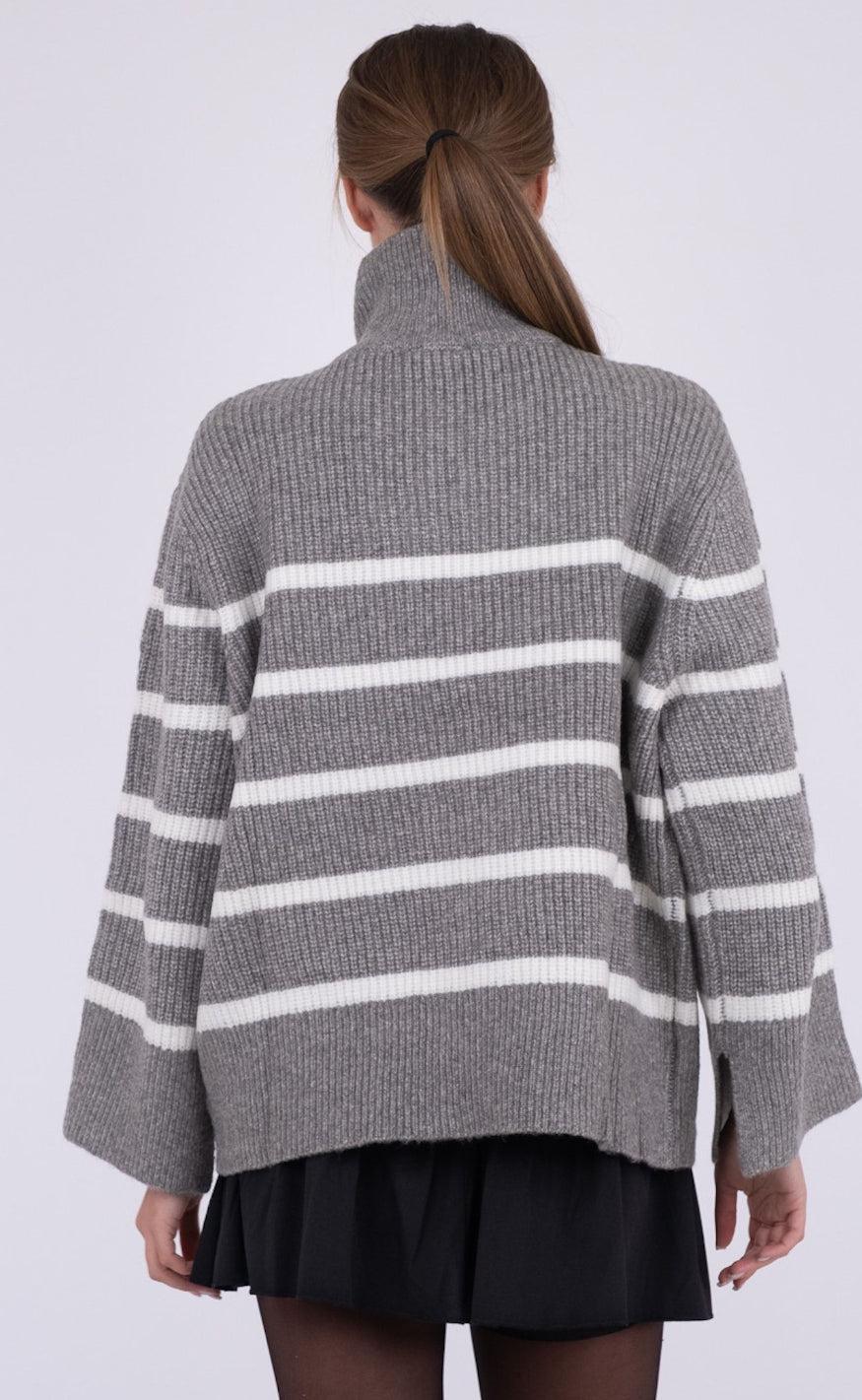 Neo Noir Strik - Nevena - Dark Grey/Off. White