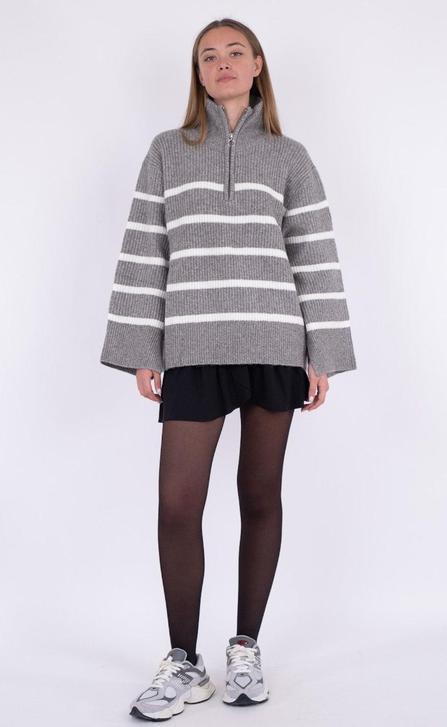 Neo Noir Strik - Nevena - Dark Grey/Off. White