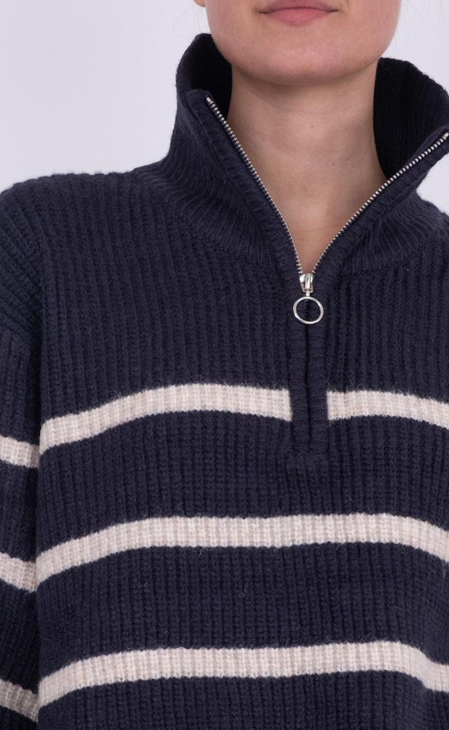 Neo Noir Strik - Nevena - Navy/Sand