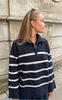 Neo Noir Strik - Nevena - Navy/Sand