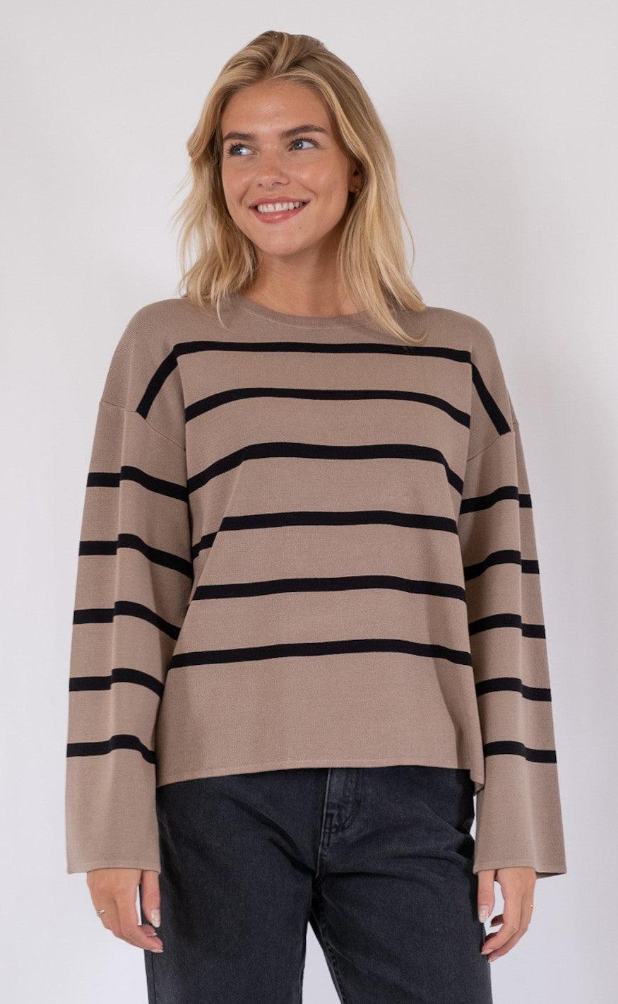 Neo Noir Strik - Shana Stripe - Khaki